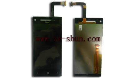 De Bonne Qualité Remplacement complet d'écran d'affichage à cristaux liquides de téléphone portable de contact de convertisseur analogique-numérique de Touchpad de HTC 8 X (C620e) Ventes