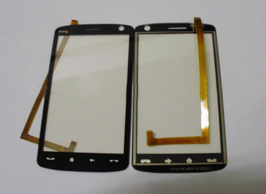 De Bonne Qualité Téléphone portable de convertisseur analogique-numérique d'affichage à cristaux liquides d'écran tactile pour la pièce de rechange de HTC HD Ventes