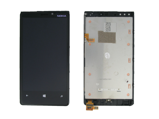 De Bonne Qualité 4,5 pouces de Nokia d'écran d'affichage à cristaux liquides pour l'affichage à cristaux liquides 920 avec le noir de convertisseur analogique-numérique Ventes