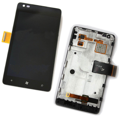 De Bonne Qualité 4,3 pouces de Nokia d'écran d'affichage à cristaux liquides pour l'affichage à cristaux liquides de Lumia 900 avec le noir de convertisseur analogique-numérique Ventes
