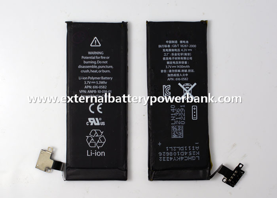 De Bonne Qualité batterie rechargeable de polymère de Li-ion de la puissance 1430mah élevée pour iPhone4S Ventes