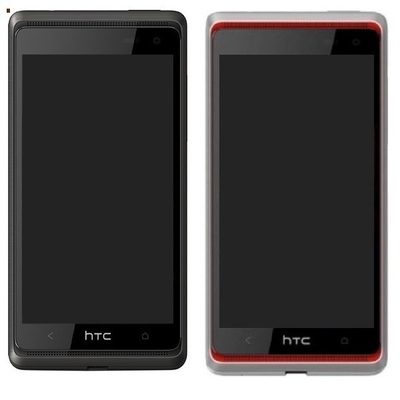 De Bonne Qualité Noir, rouge convertisseur analogique-numérique de téléphone portable de 4,5 pouces avec la vue pour le désir 600 de HTC Ventes