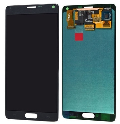 De Bonne Qualité 5,7 pouces de Samsung d'écran d'affichage à cristaux liquides pour l'affichage à cristaux liquides de la note 4 avec le noir d'Assemblée de convertisseur analogique-numérique Ventes