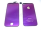 iPhone 4 LCD avec digitaliseur Assemblée remplacement Kits pourpre Entreprises