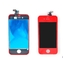 Colorez l'iphone rouge de remplacement d'Assemblée de convertisseur analogique-numérique d'affichage à cristaux liquides de kit de conversion 4 pièces d'OEM Entreprises