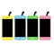 Jaune/rose/vert/OEM bleu d'Assemblée de convertisseur analogique-numérique d'affichage à cristaux liquides de l'iPhone 5C Entreprises