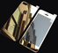 Film de miroir de protecteur d'écran de verre trempé d'or pour le dos d'avant d'Iphone 5s Entreprises