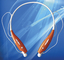 Écouteur sans fil de Bluetooth de musique orange pour le téléphone portable Handfree Entreprises